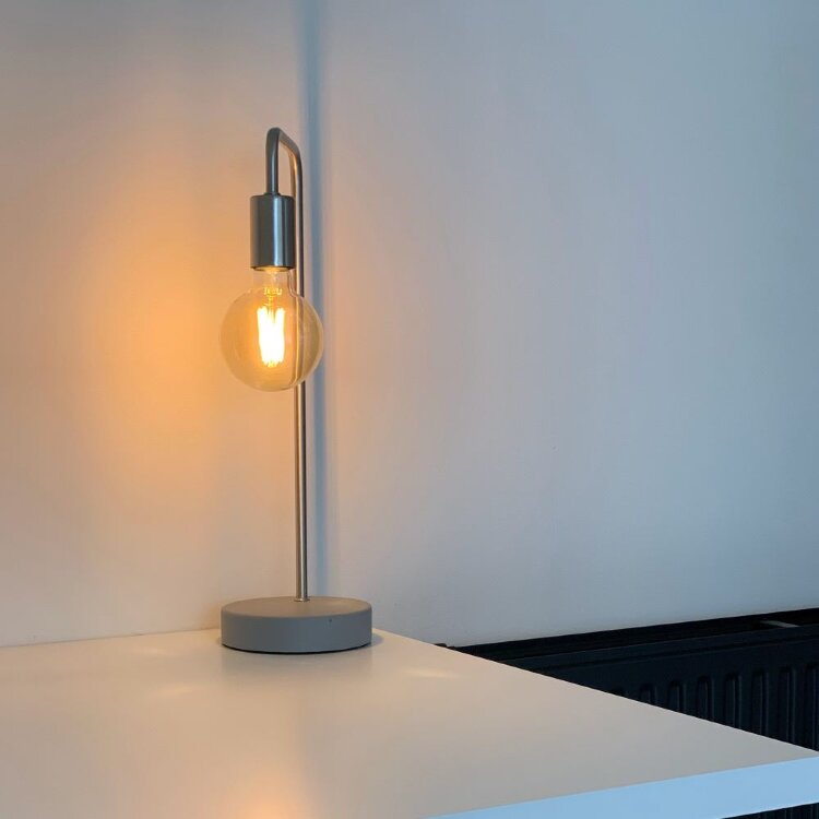 Настольная лампа шар с одной лампой (демо)